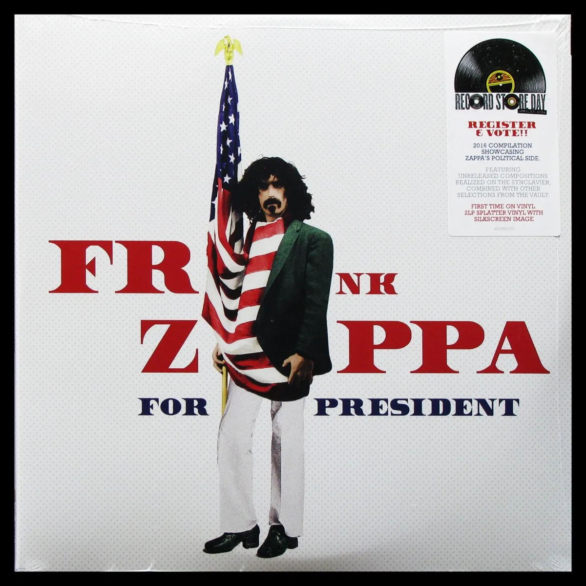 LP Frank Zappa — Frank Zappa For President (2LP, цветной винил, + постер) фото