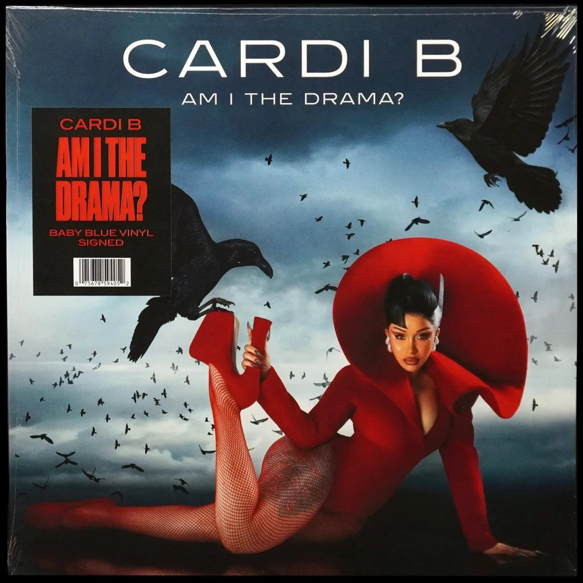 LP Cardi B — Am I The Drama ? (2LP, нежно-голубой винил) фото