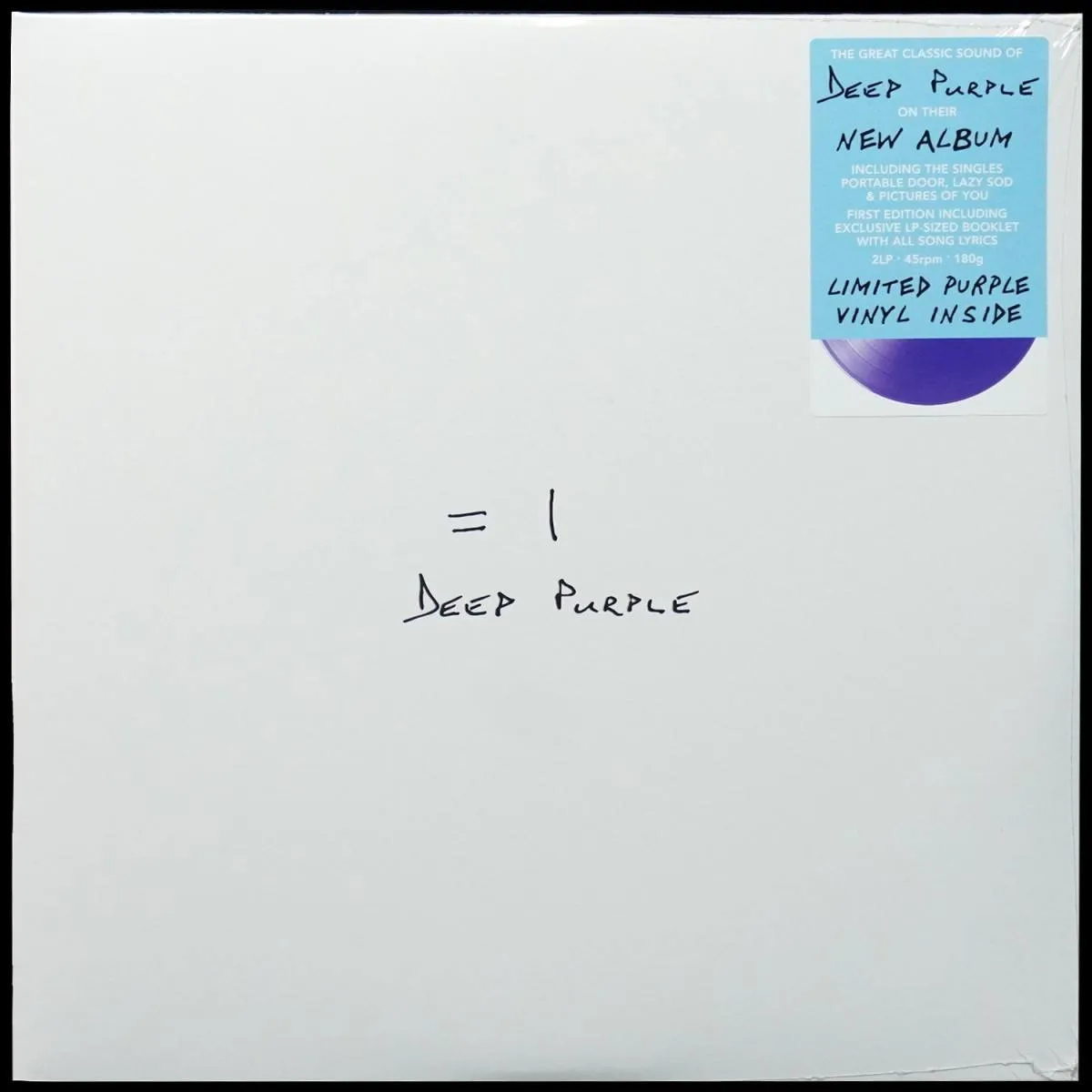 LP Deep Purple — = 1 (цветной винил, 2LP,  + буклет) фото