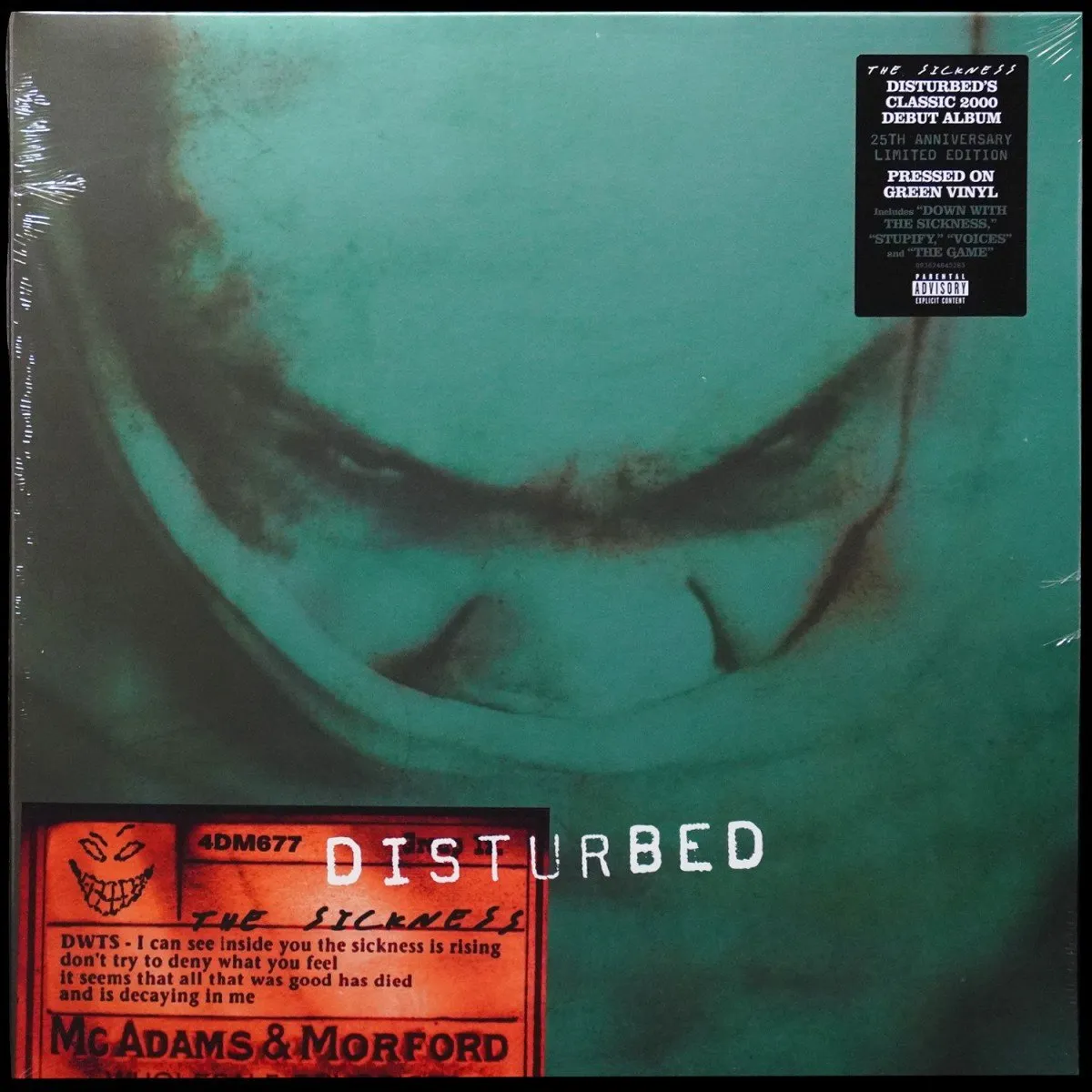 LP Disturbed — Sickness (цветной винил) фото