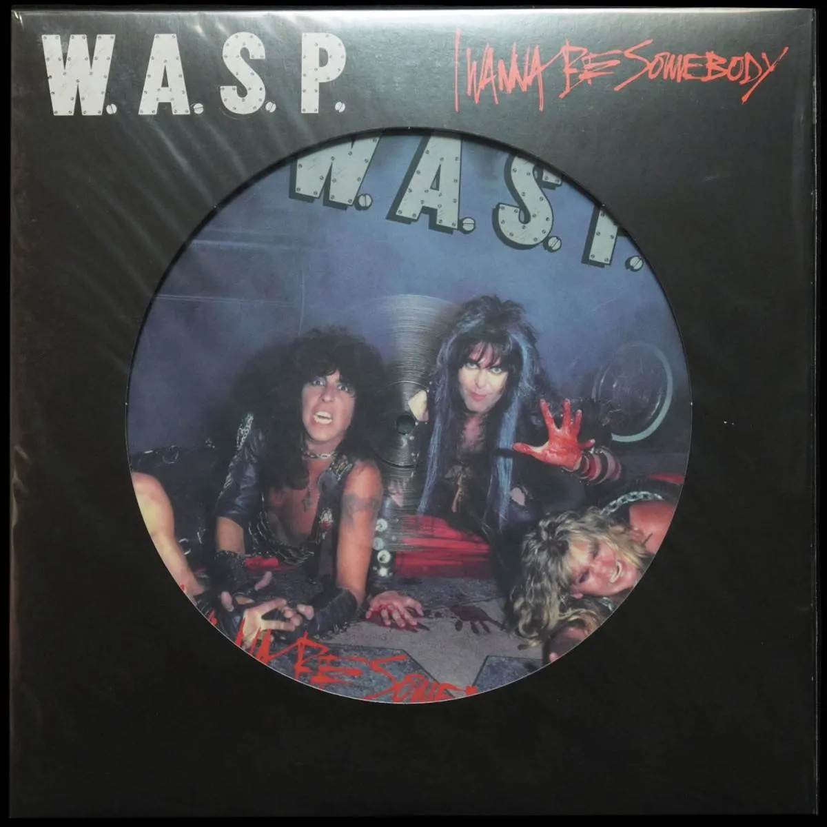 LP W.A.S.P. — I Wanna Be Somebody (picture disc (пикчер диск)) фото