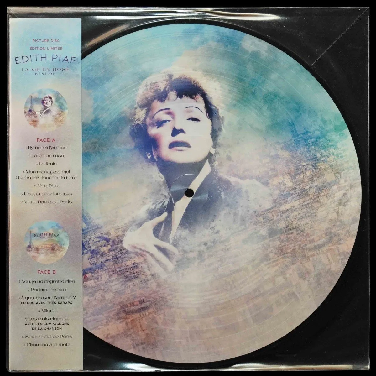 LP Edith Piaf — La Vie En Rose - Best Of (picture disc (пикчер диск)) фото