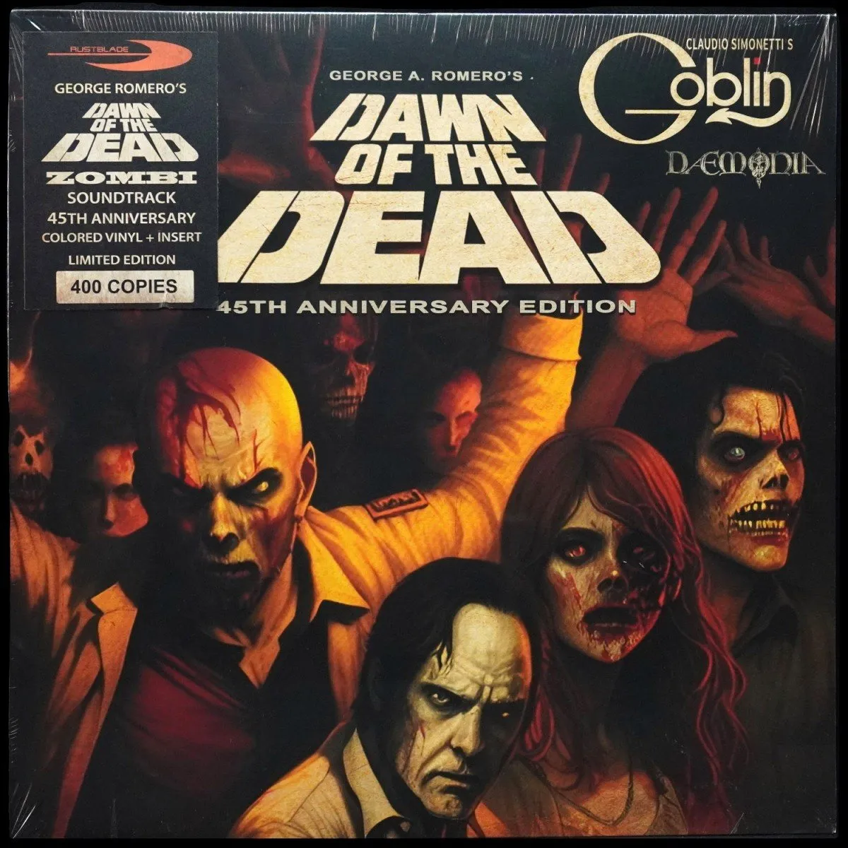 LP Claudio Simonetti's Goblin — George A. Romero's Dawn Of The Dead - 45th Anniversary Soundtrack (цветной винил) фото