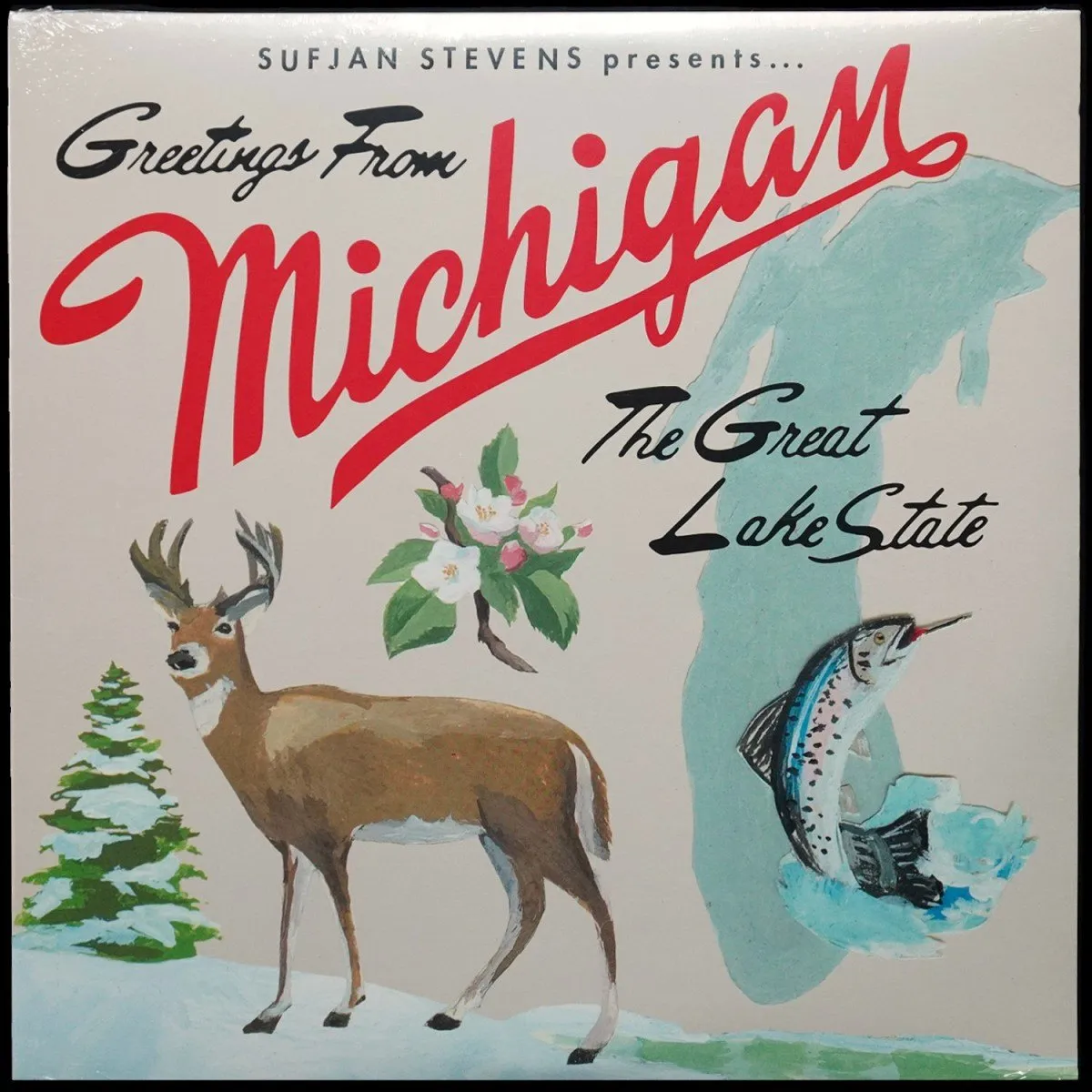 LP Sufjan Stevens — Greetings From Michigan (The Great Lake State) (2LP) фото