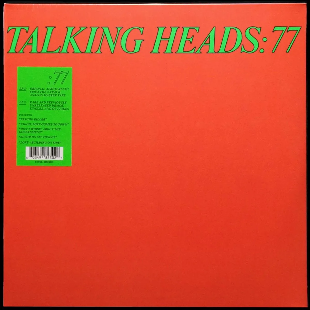 LP Talking Heads — Talking Heads: 77 (2LP) фото