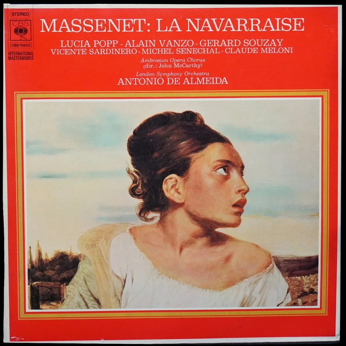 LP Antonio De Almeida — Massenet: La Navarraise фото