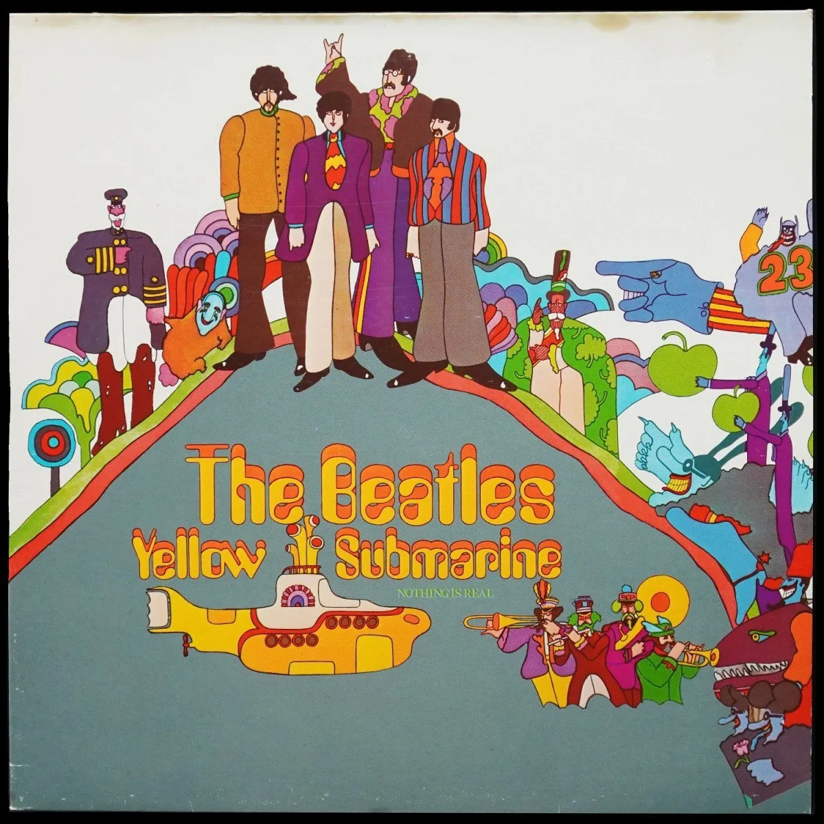 LP Beatles — Yellow Submarine фото
