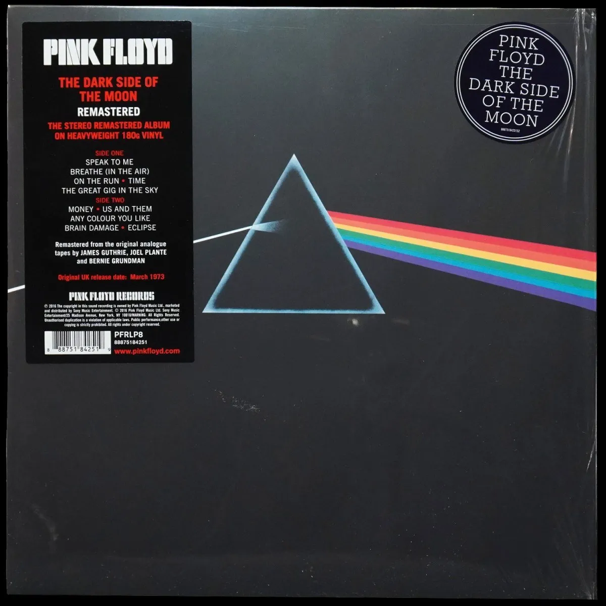 LP Pink Floyd — Dark Side Of The Moon (+ 2 постера) фото