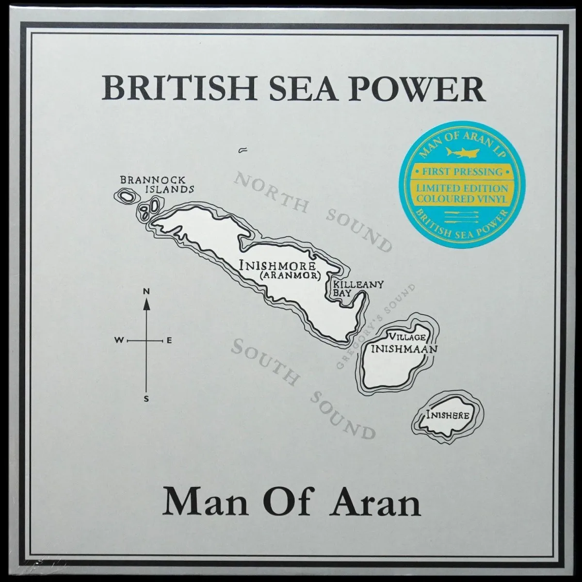 LP British Sea Power — Man Of Aran (2LP,  желтый и синий винил) фото