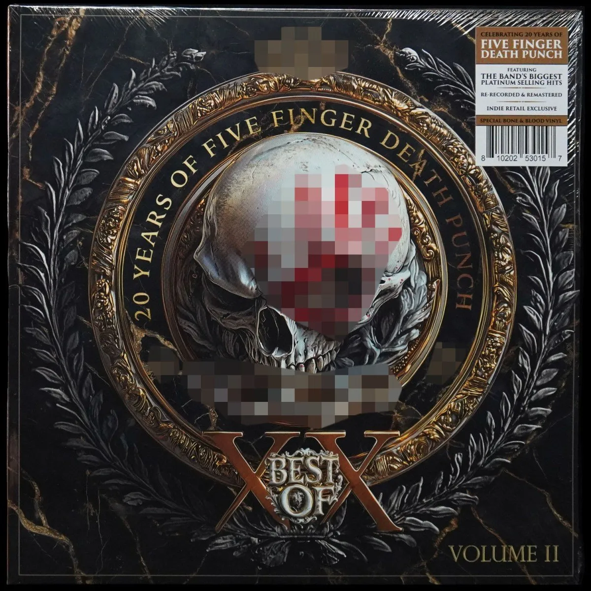 LP Five Finger Death Punch — 20 Years Of Five Finger Death Punch - Best Of (Volume II) (2LP,  бежевый и красный винил) фото