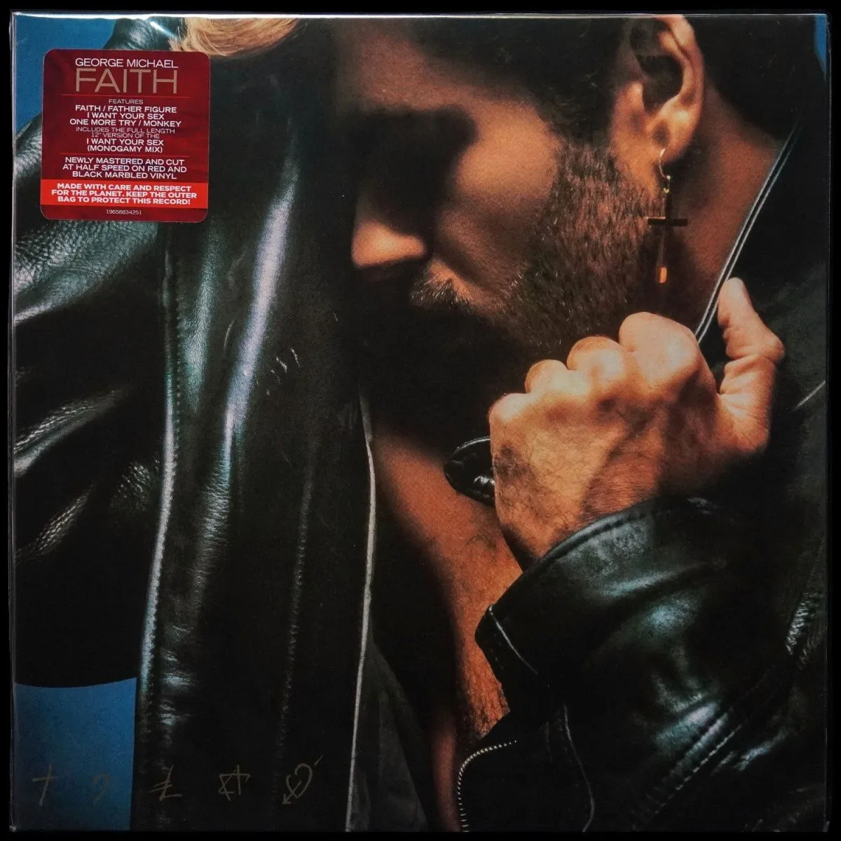 LP George Michael — Faith (2LP,  красный с черным винил) фото