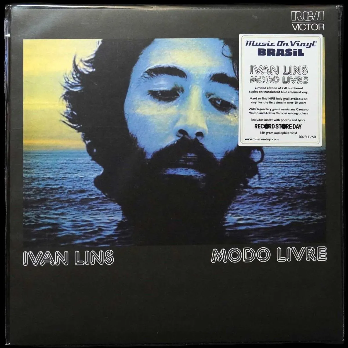 LP Ivan Lins — Modo Livre (прозрачный синий винил) фото