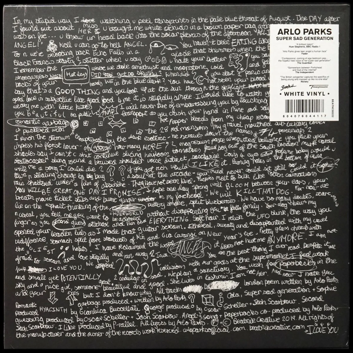 LP Arlo Parks — Super Sad Generation (цветной винил,  + буклет) фото