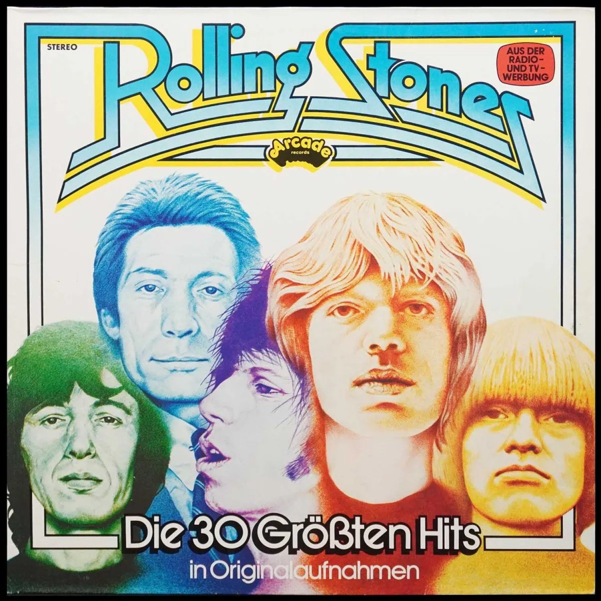 LP Rolling Stones — Die 30 Grossen Hits In Originalaufnahmen (2LP,  моно) фото