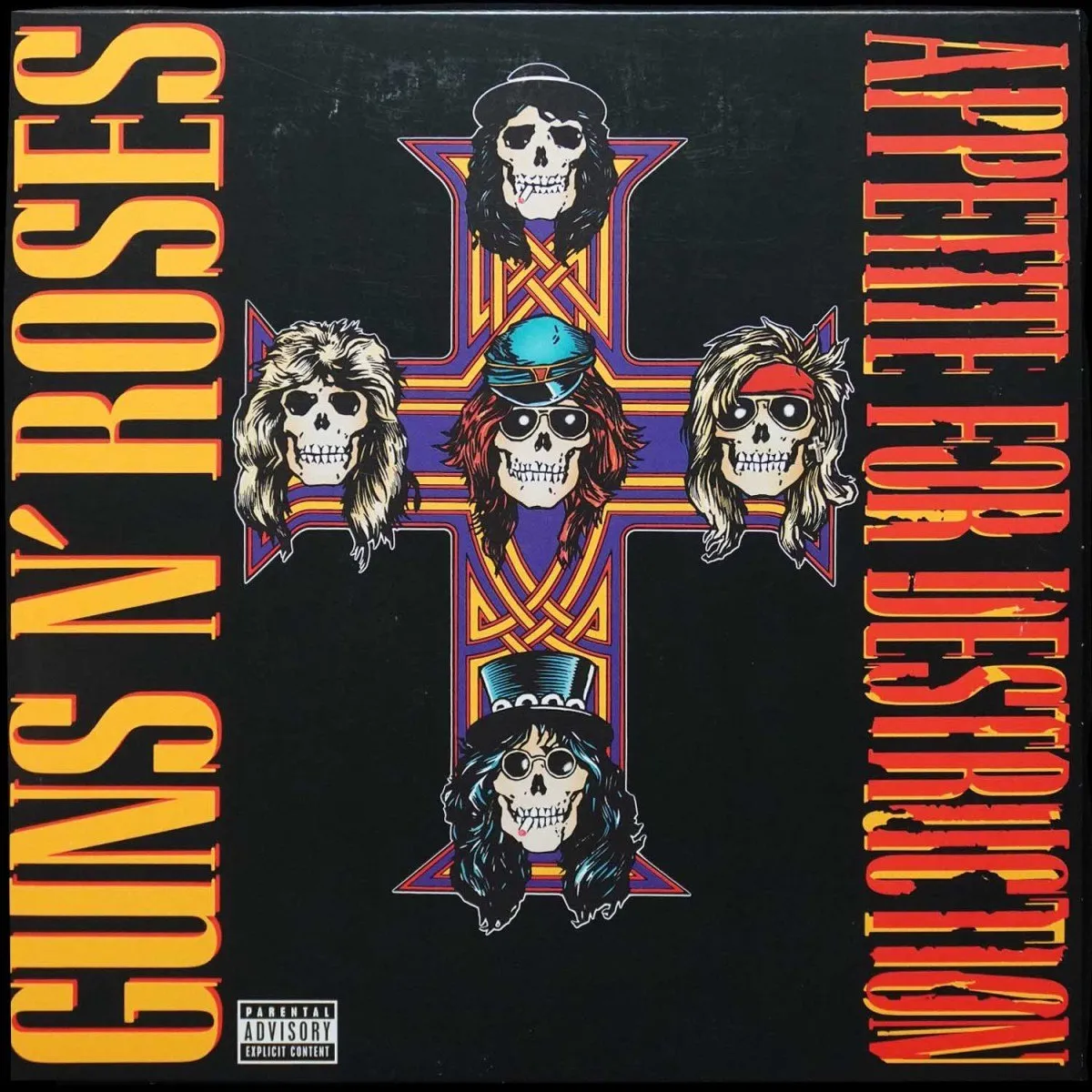 LP Guns N' Roses — Appetite For Destruction фото
