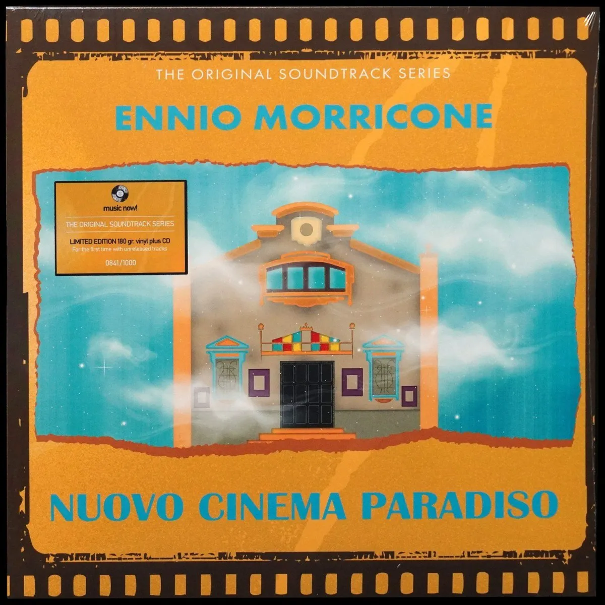 LP Ennio Morricone — Nuovo Cinema Paradiso (цветной винил,  +CD) фото