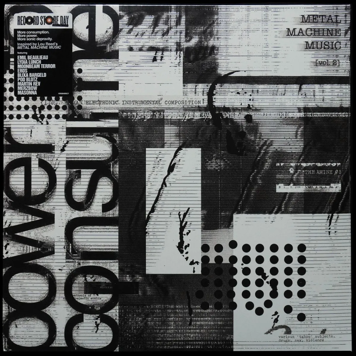LP V/A — Metal Machine Music: Power To Consume [Vol. 2] (2LP,  + буклет) фото