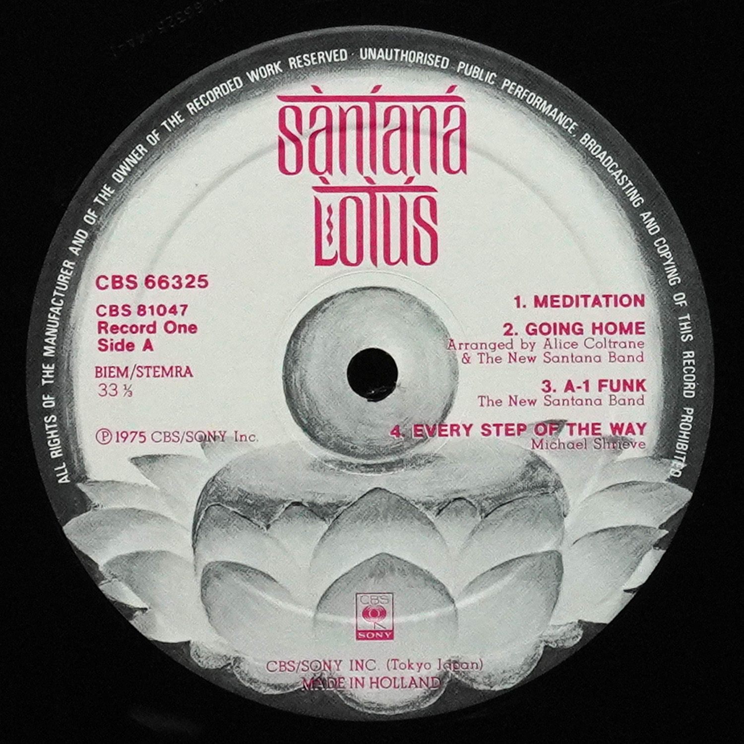 LP Santana — Lotus (3LP,  + 2 буклета) фото 5