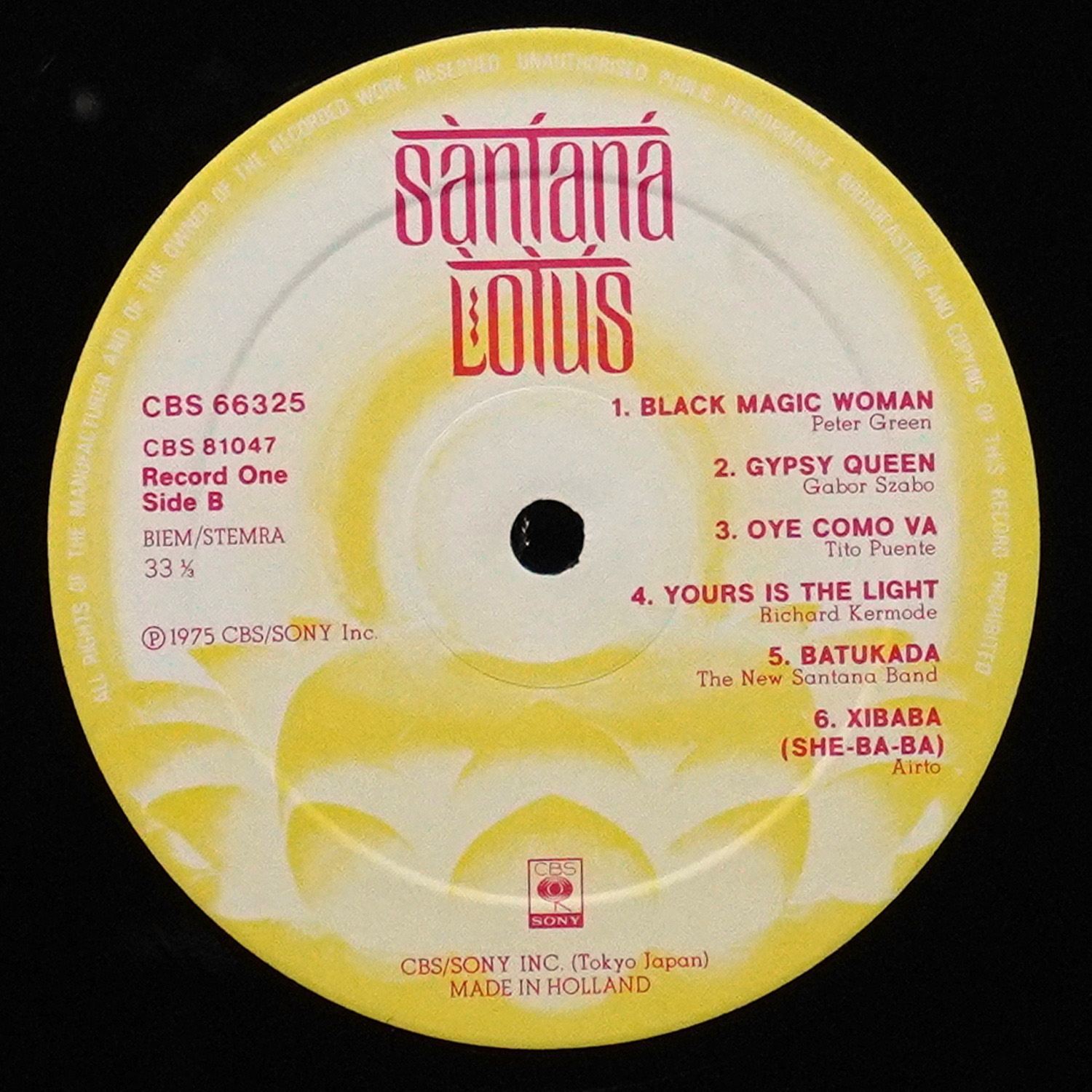 LP Santana — Lotus (3LP,  + 2 буклета) фото 6