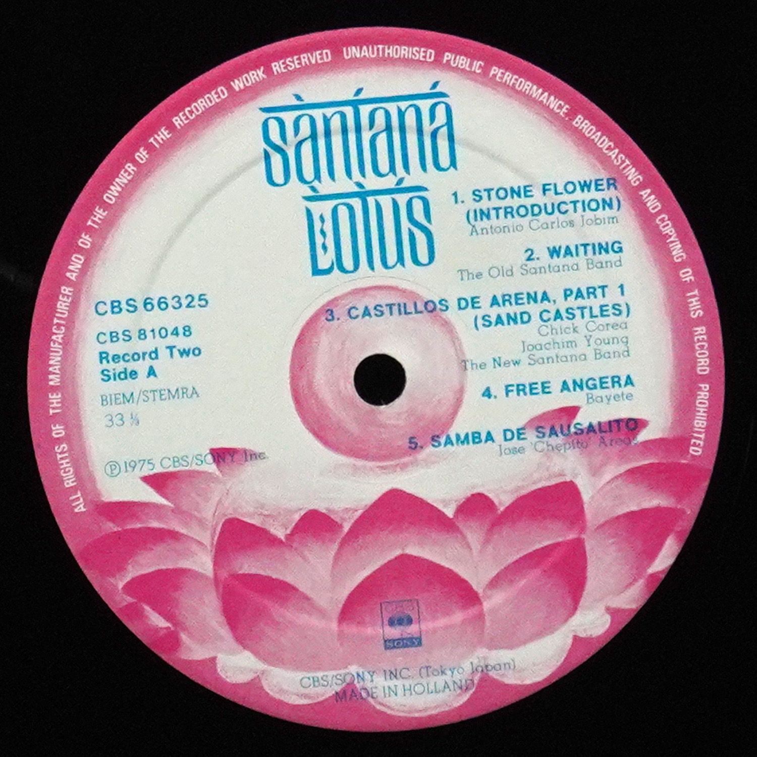 LP Santana — Lotus (3LP,  + 2 буклета) фото 7