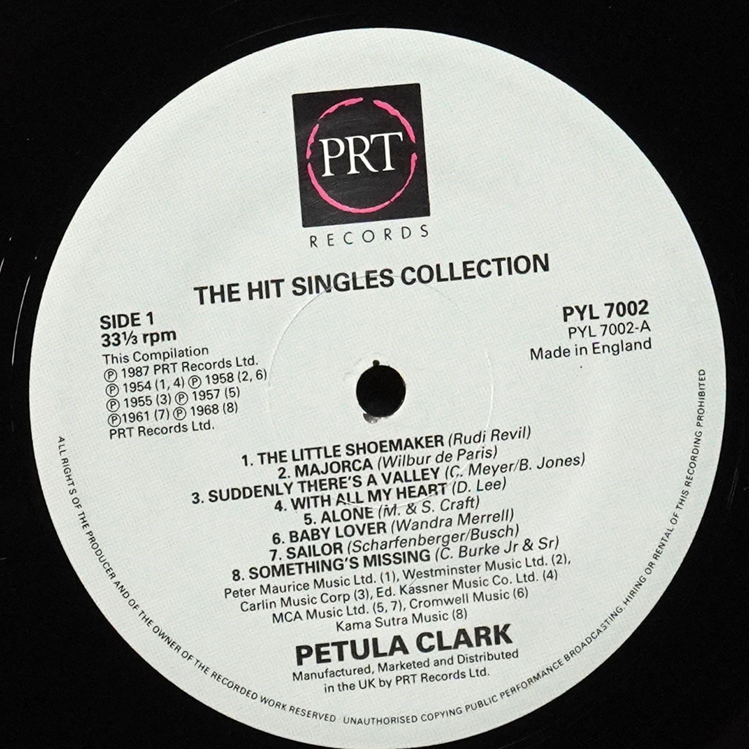 LP Petula Clark — Hit Singles Collection (2LP) фото 2
