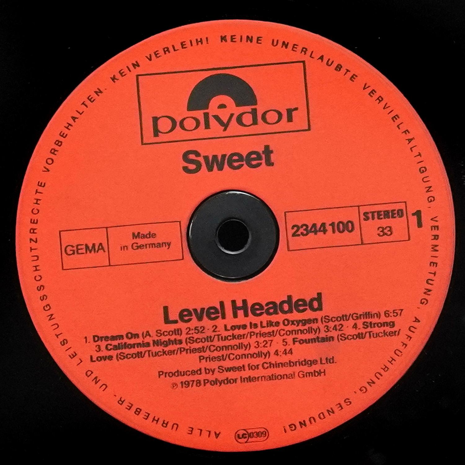LP Sweet — Level Headed фото 3