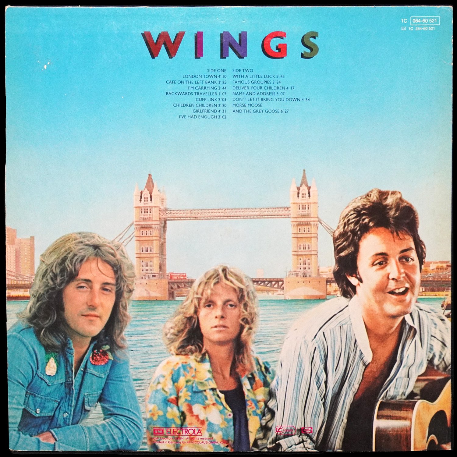 LP Wings — London Town (+ постер) фото 2