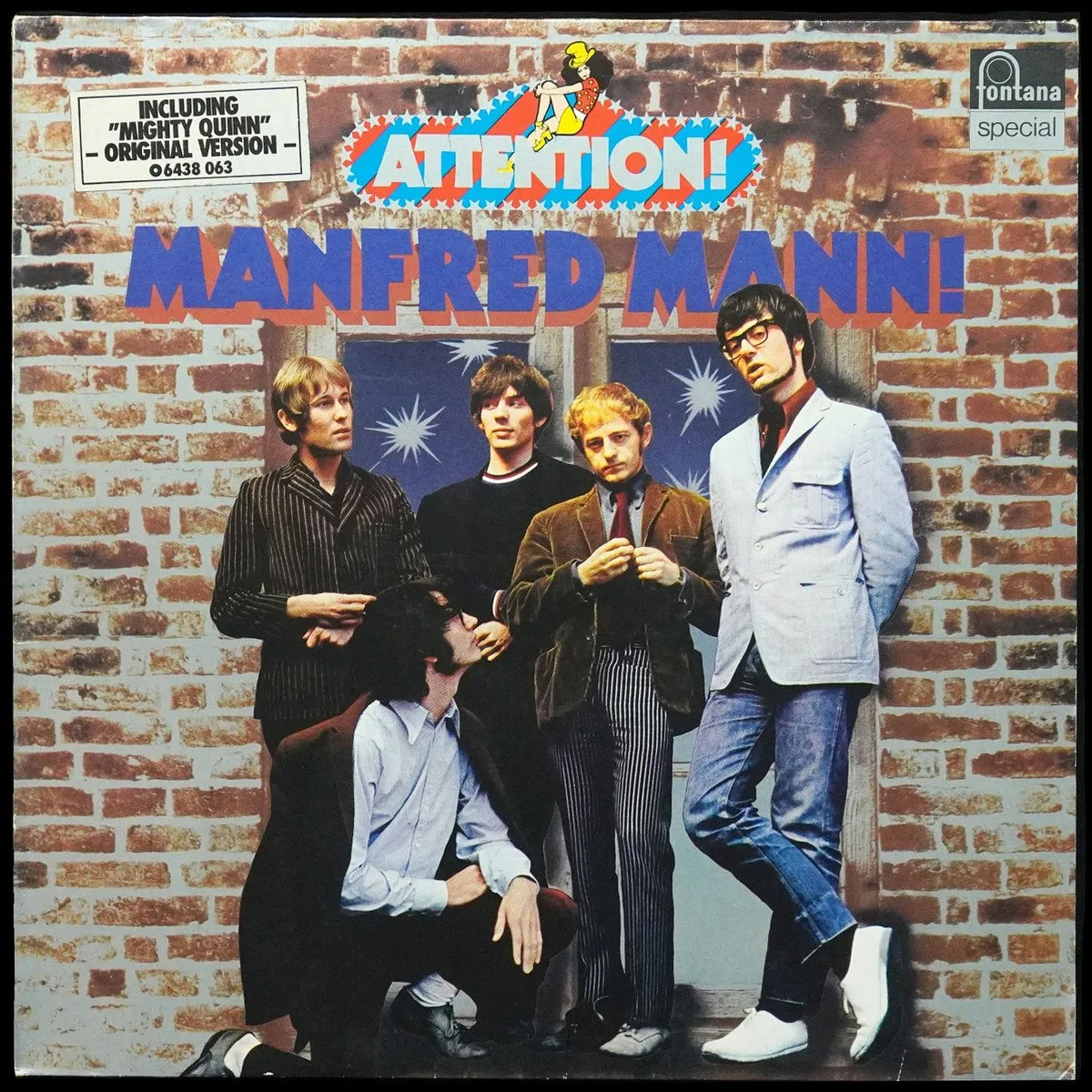 LP Manfred Mann's Earth Band — Attention! Manfred Mann! фото
