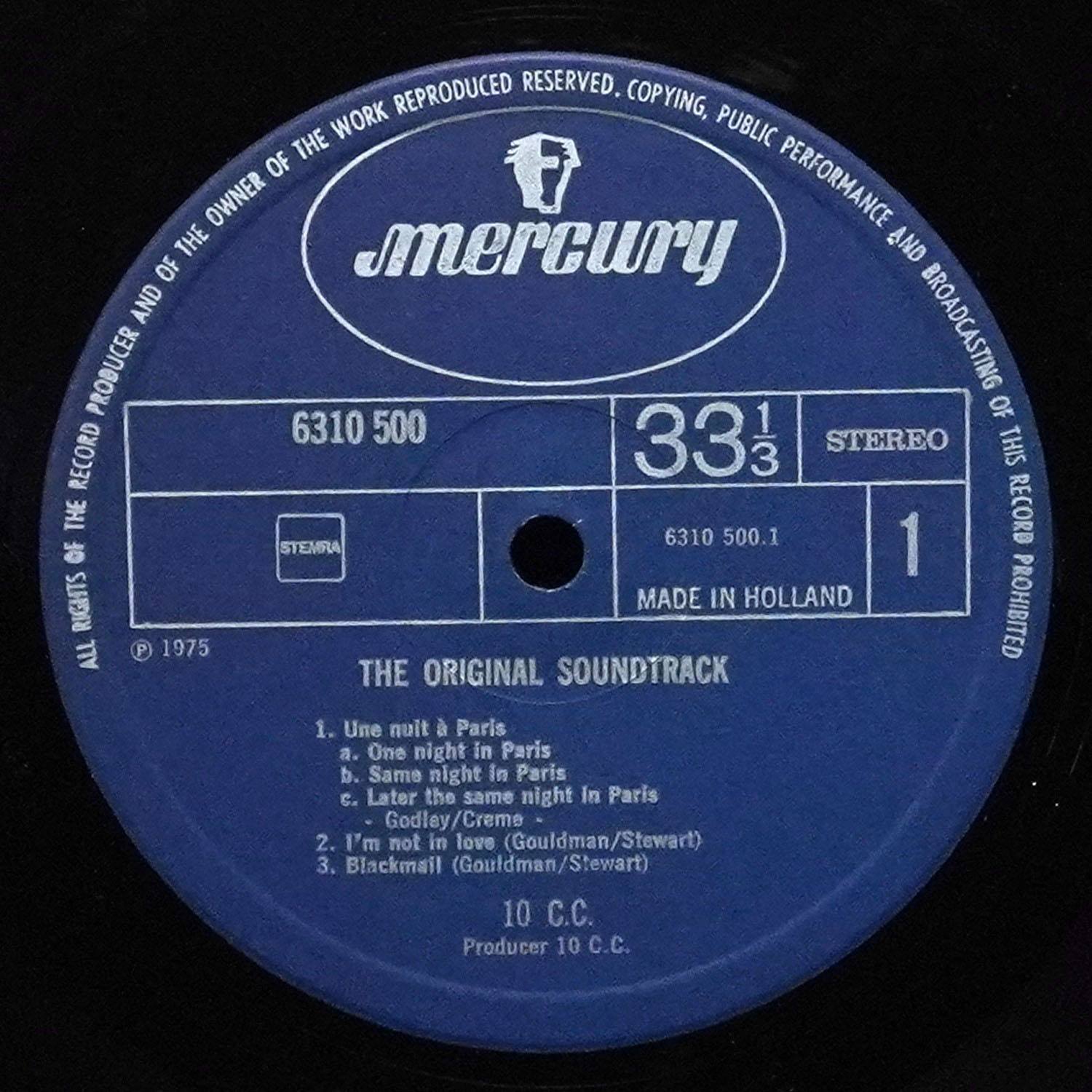 LP 10 CC — Original Soundtrack фото 3