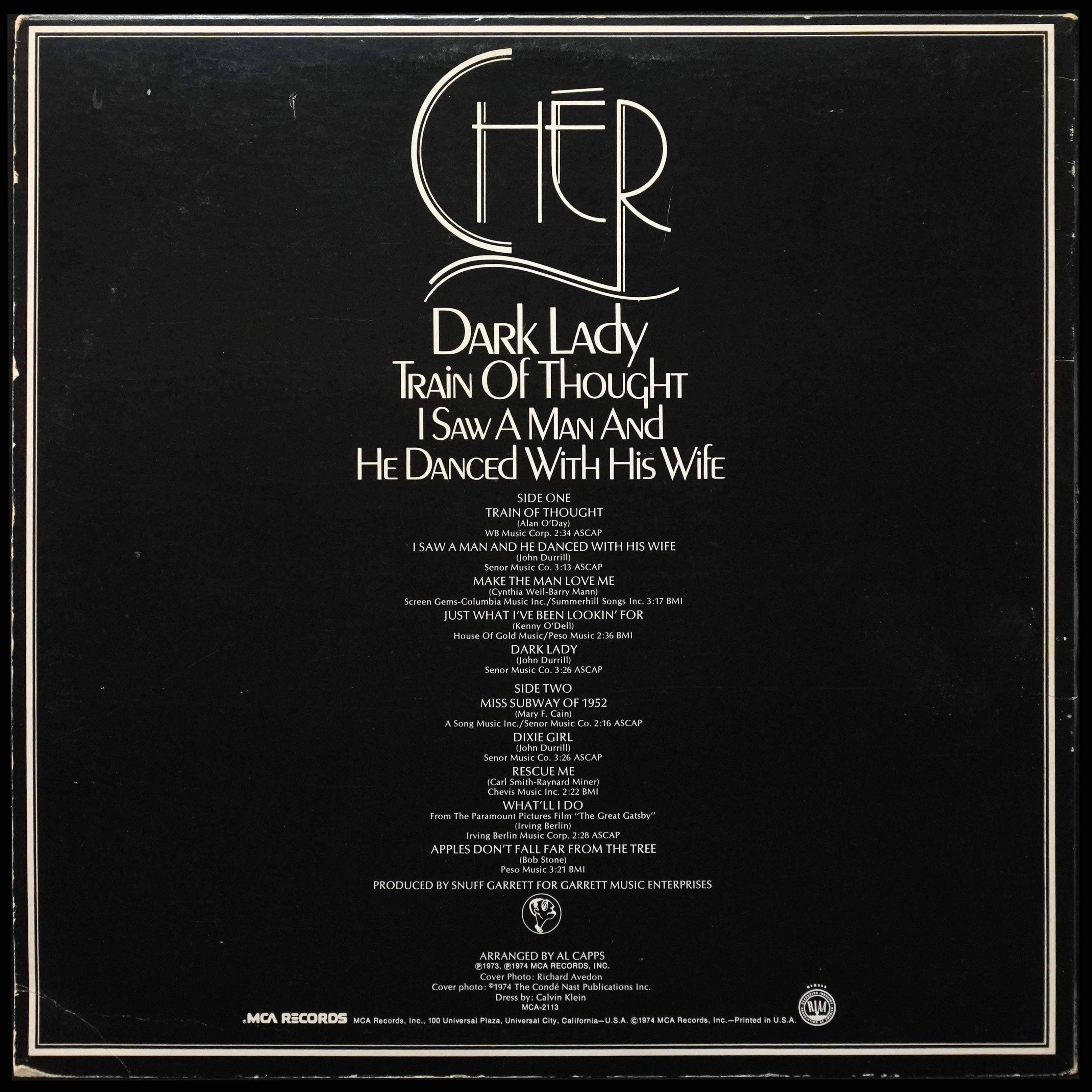 LP Cher — Dark Lady фото 2