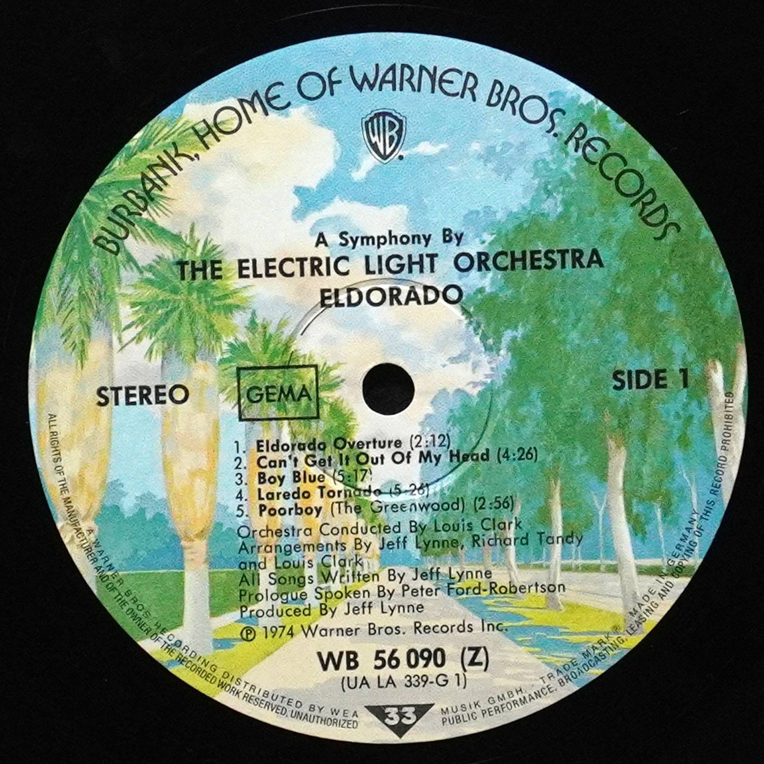 LP Electric Light Orchestra — Eldorado фото 3