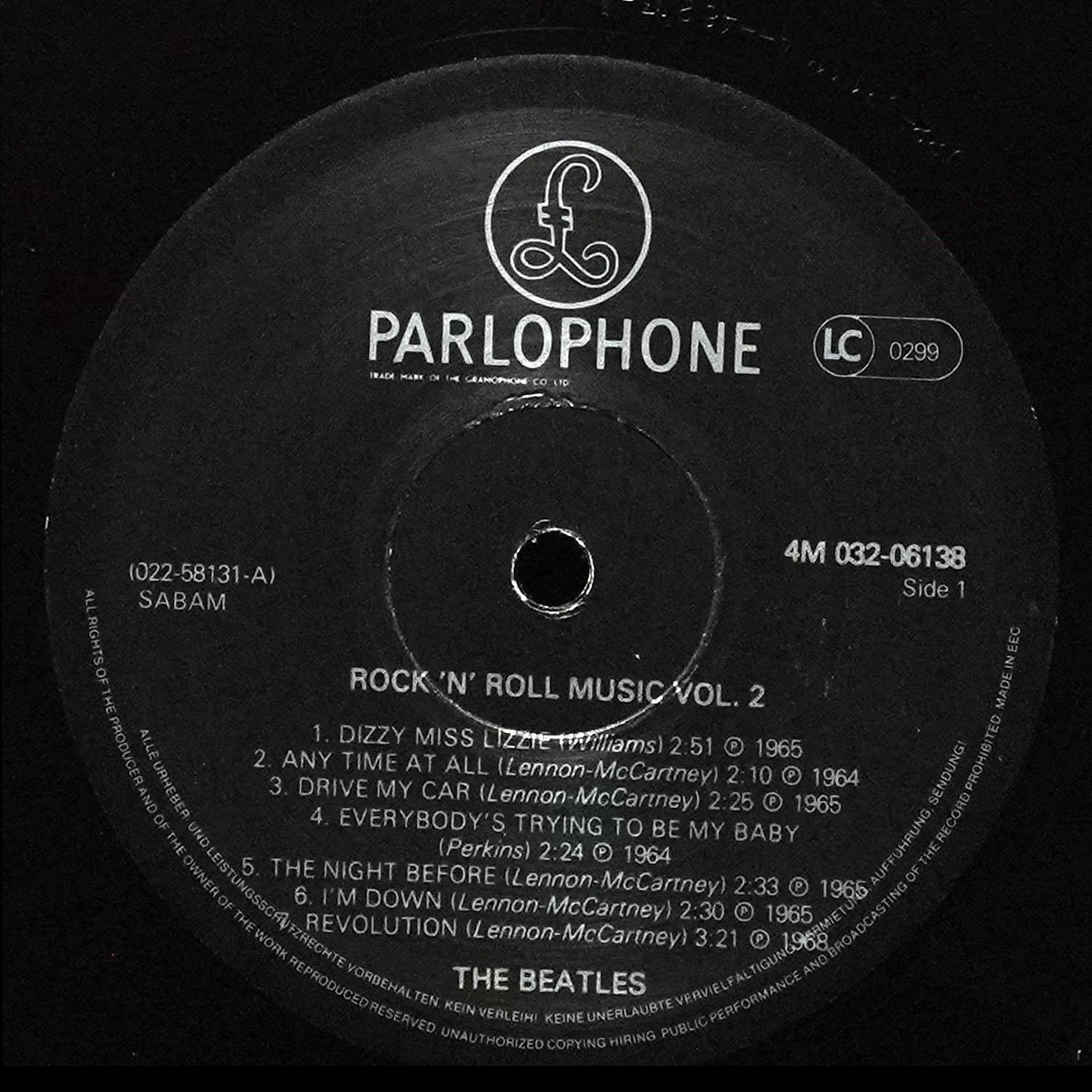 LP Beatles — Rock 'n' Roll Music Vol. 2 фото 3