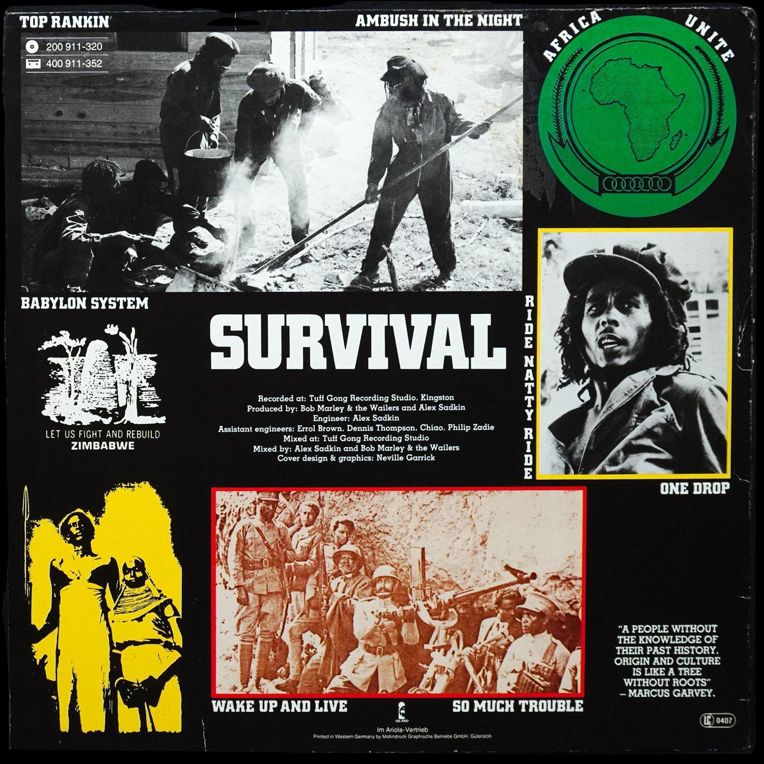 LP Bob Marley — Survival фото 2
