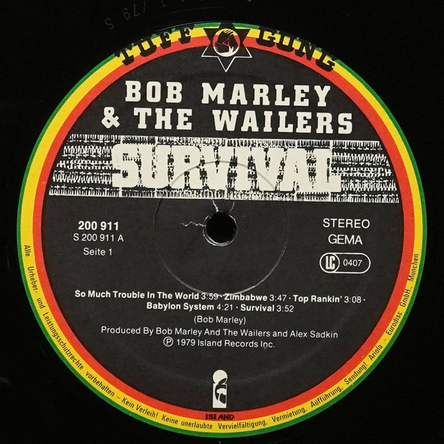 LP Bob Marley — Survival фото 3