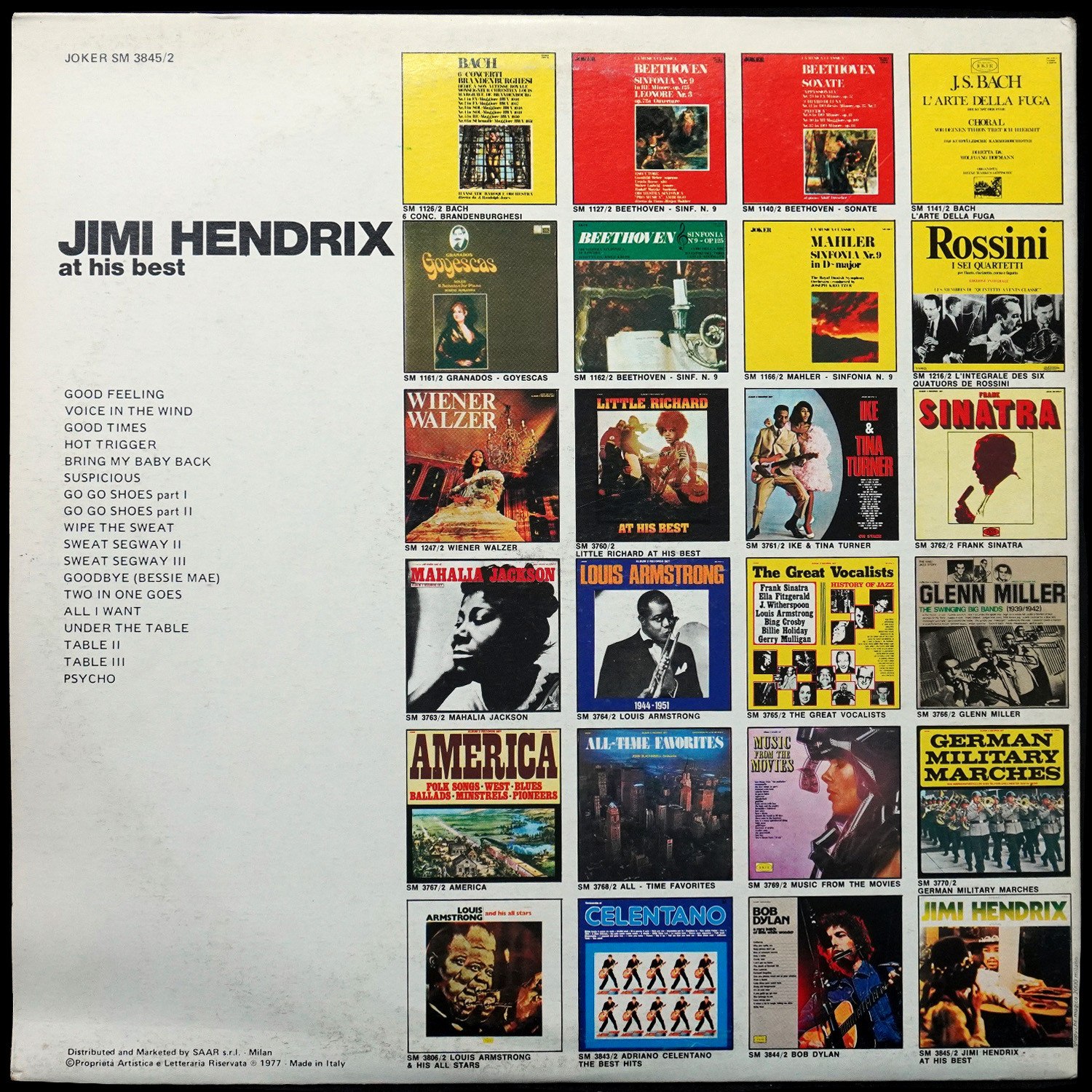 LP Jimi Hendrix — Jimi Hendrix At His Best (2LP) фото 2