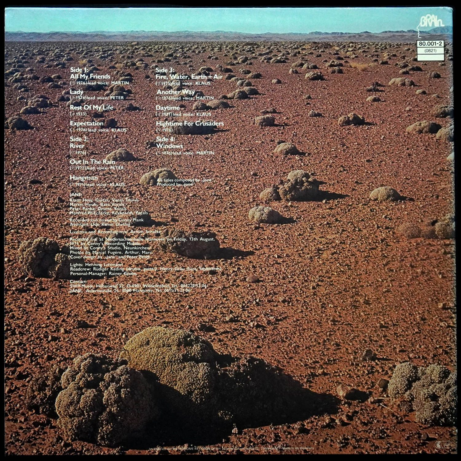 LP Jane — Jane Live (2LP) фото 2