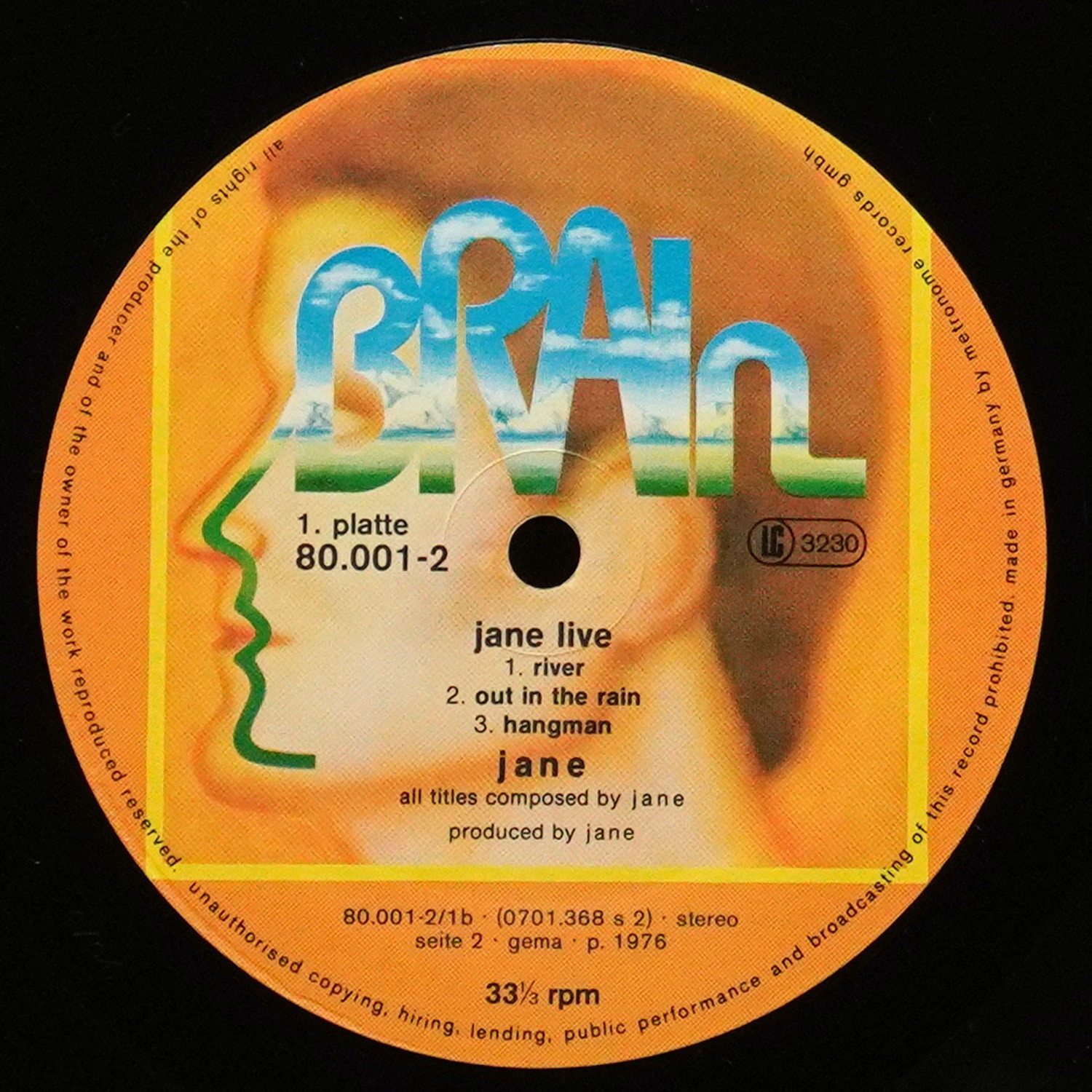 LP Jane — Jane Live (2LP) фото 3