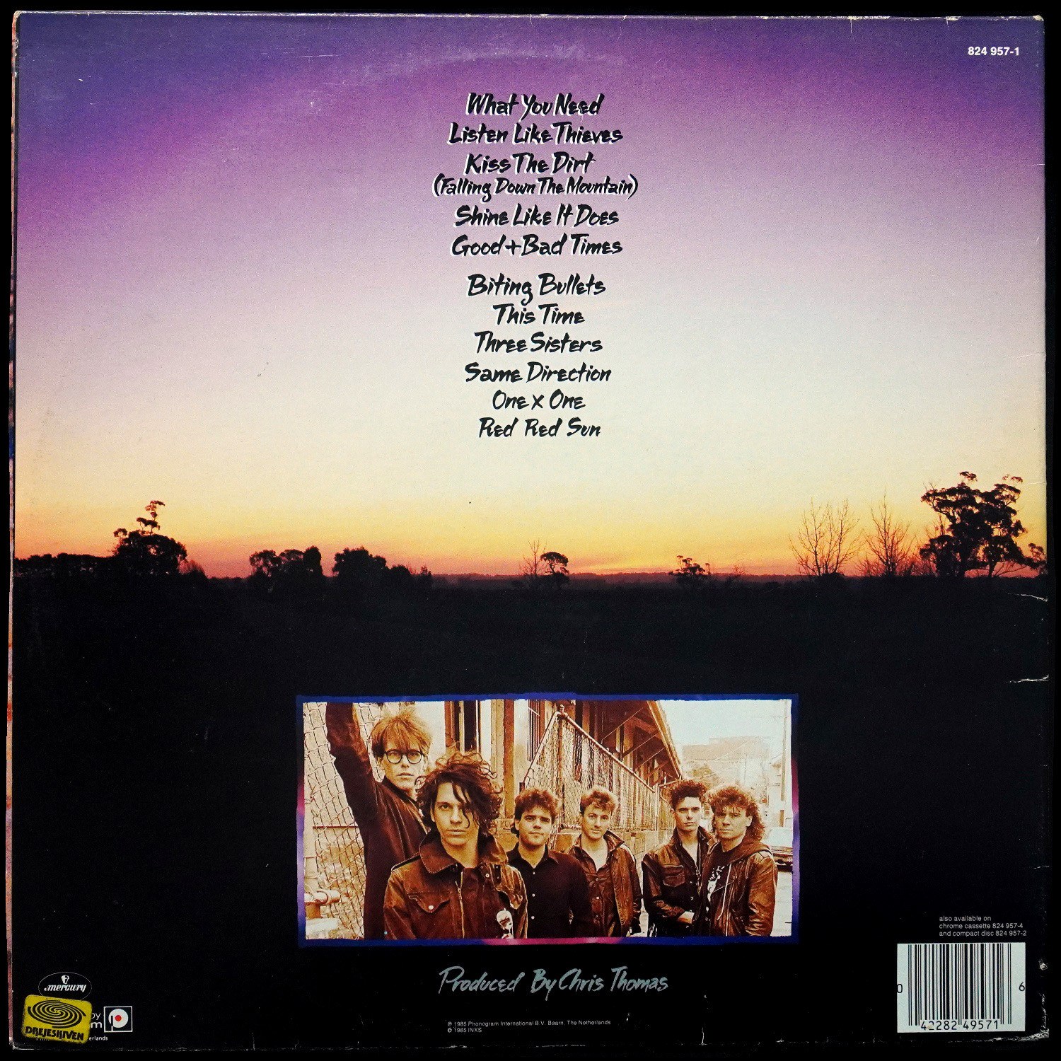 LP Inxs — Listen Like Thieves фото 2
