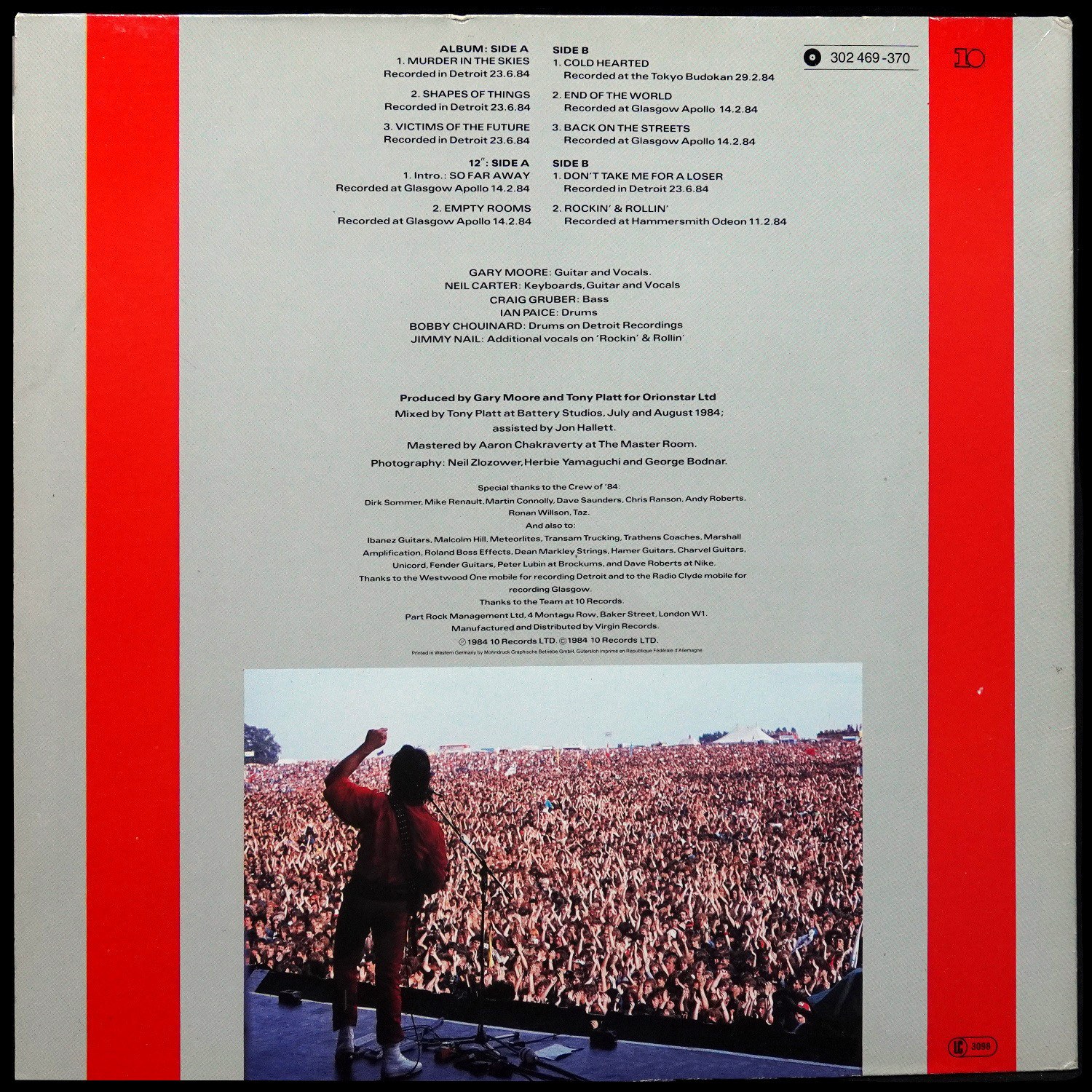 LP Gary Moore — We Want Moore! (2LP) фото 2