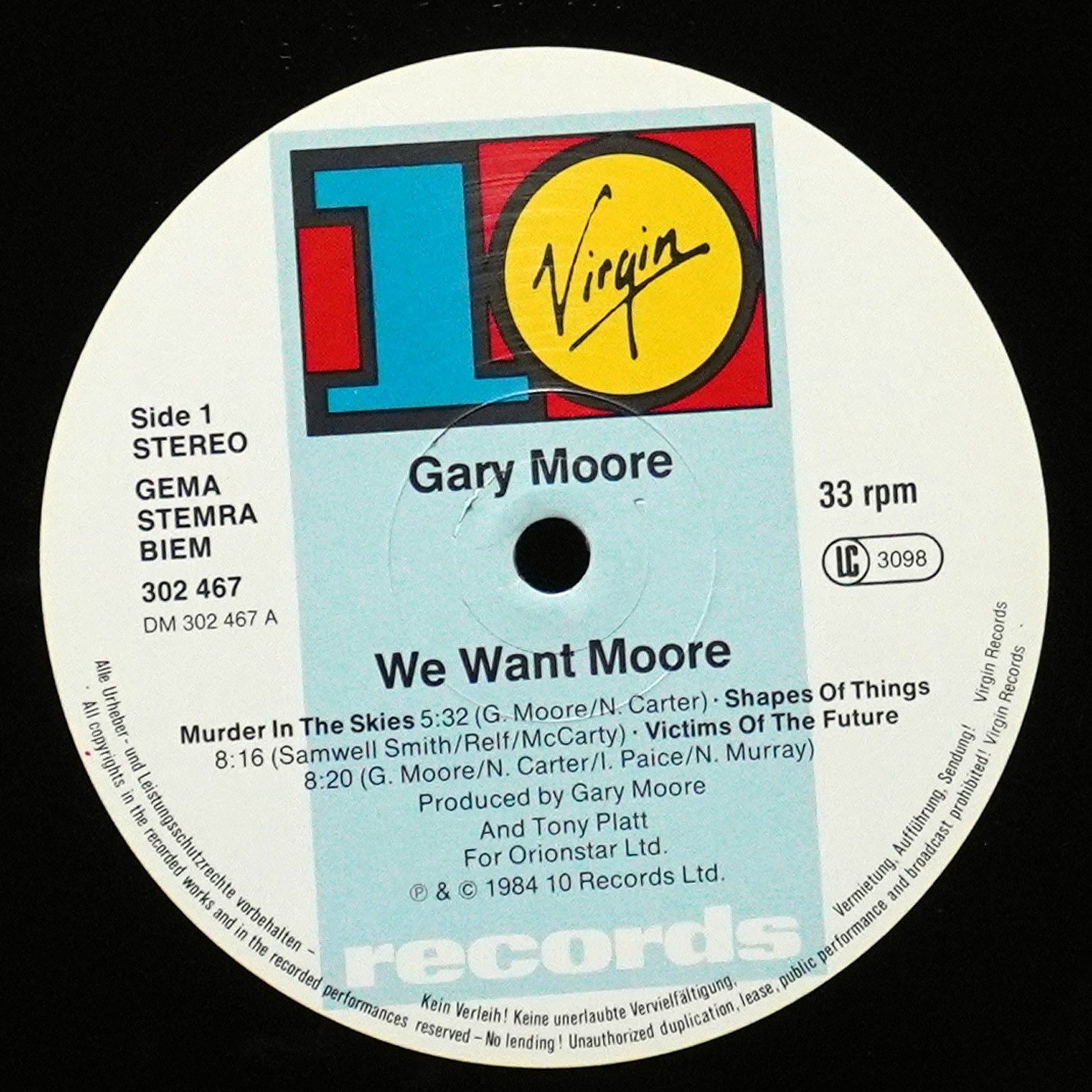 LP Gary Moore — We Want Moore! (2LP) фото 3