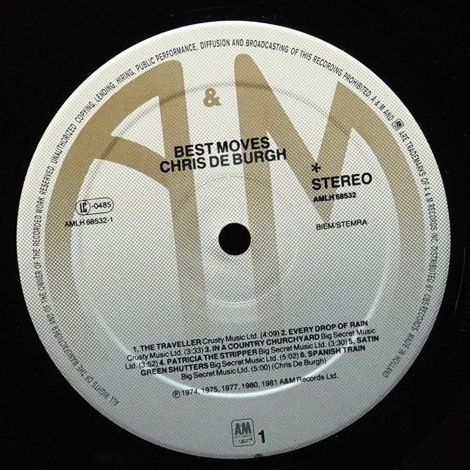 LP Chris De Burgh — Best Moves фото 2