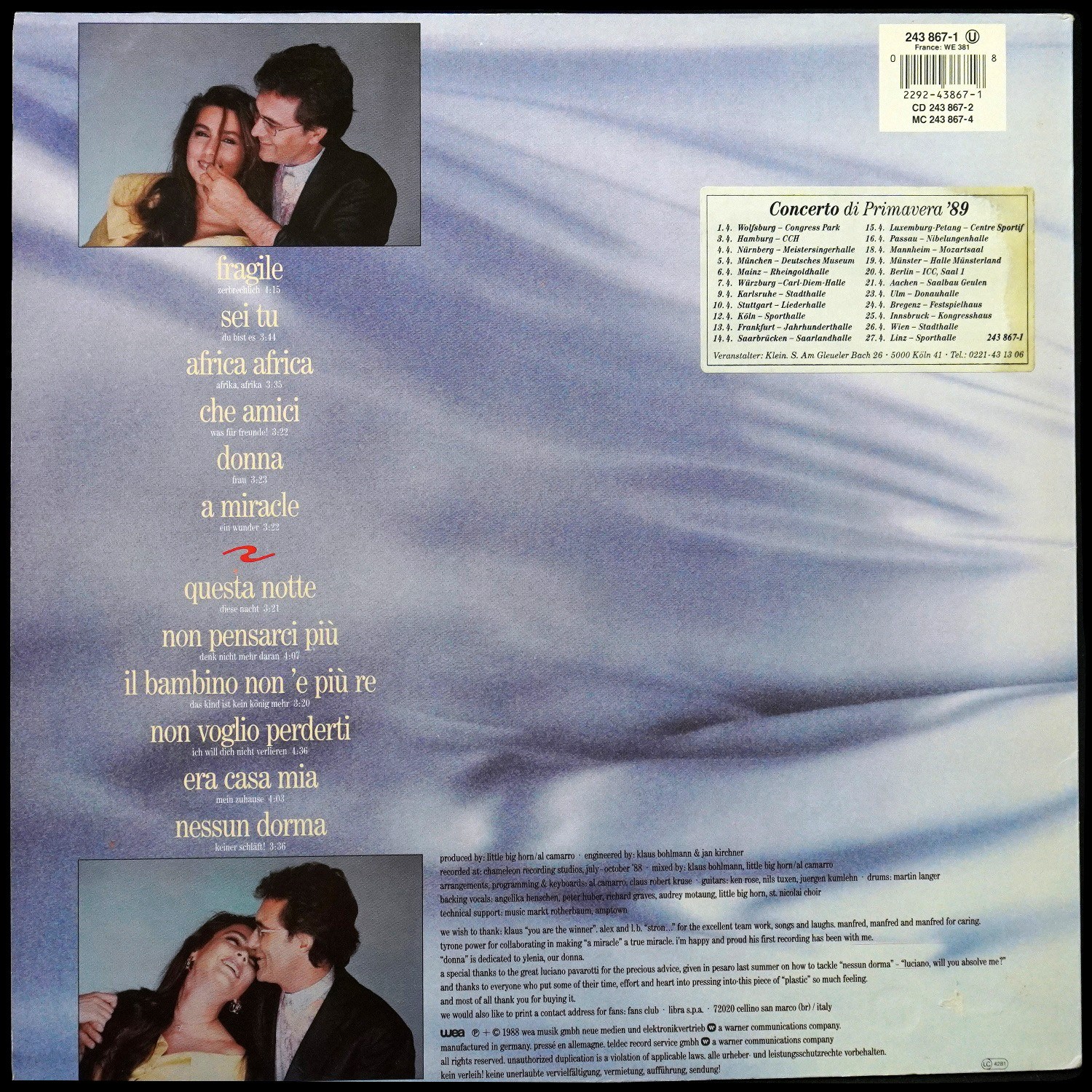LP Al Bano — Fragile фото 2
