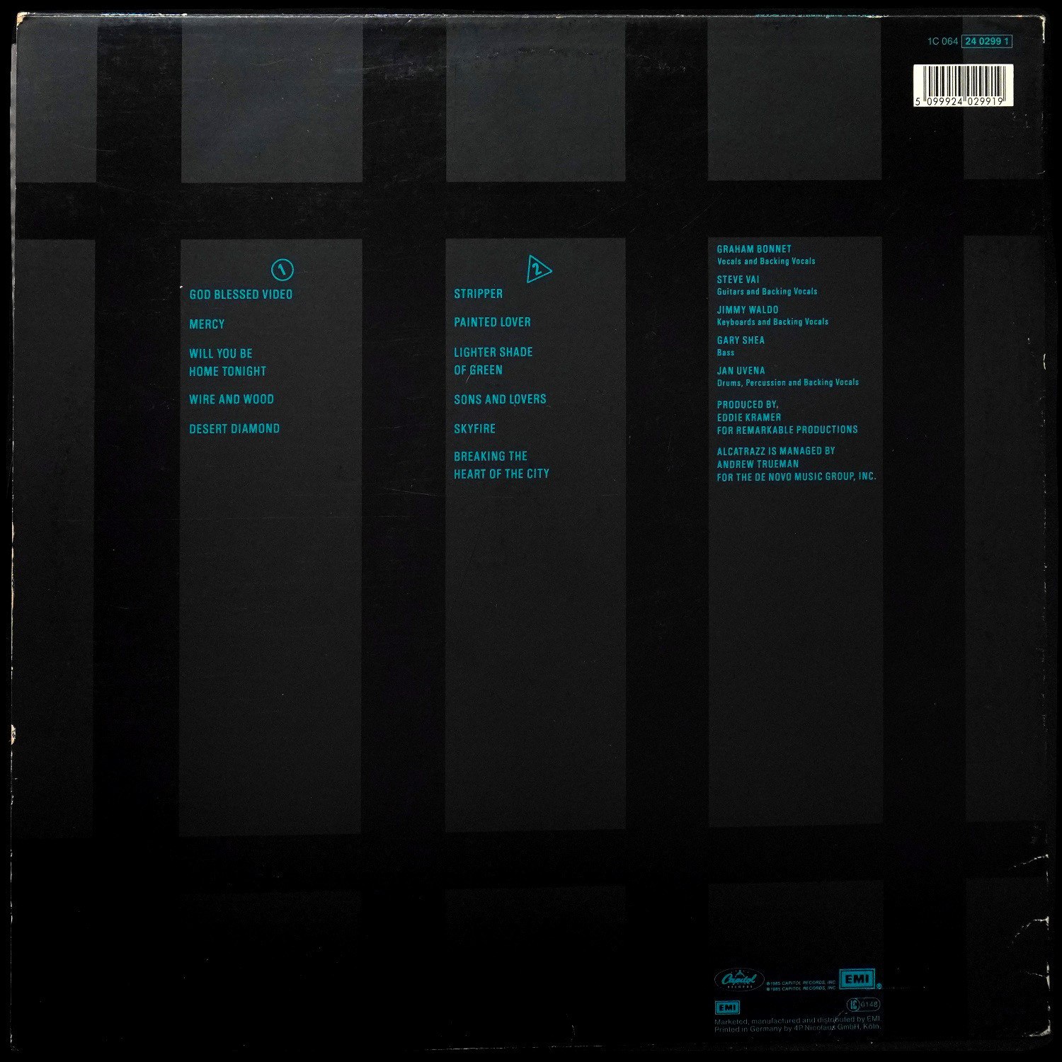 LP Alcatrazz — Disturbing The Peace фото 2