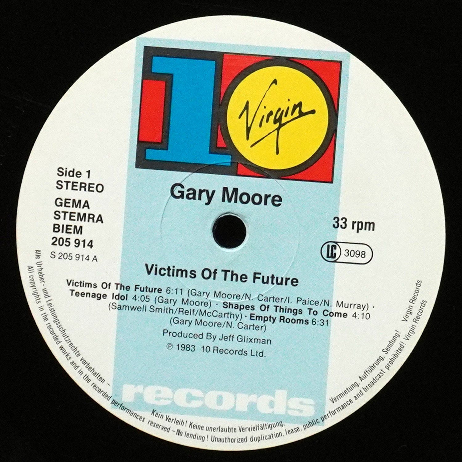 LP Gary Moore — Victims Of The Future фото 2