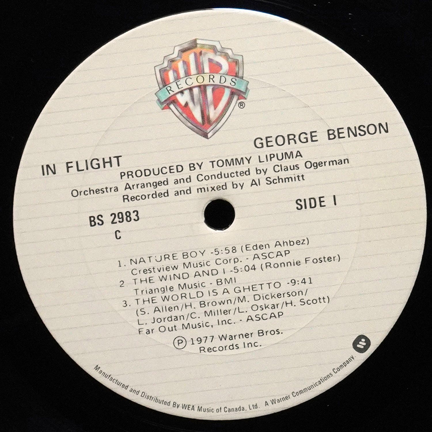 LP George Benson — In Flight фото 2