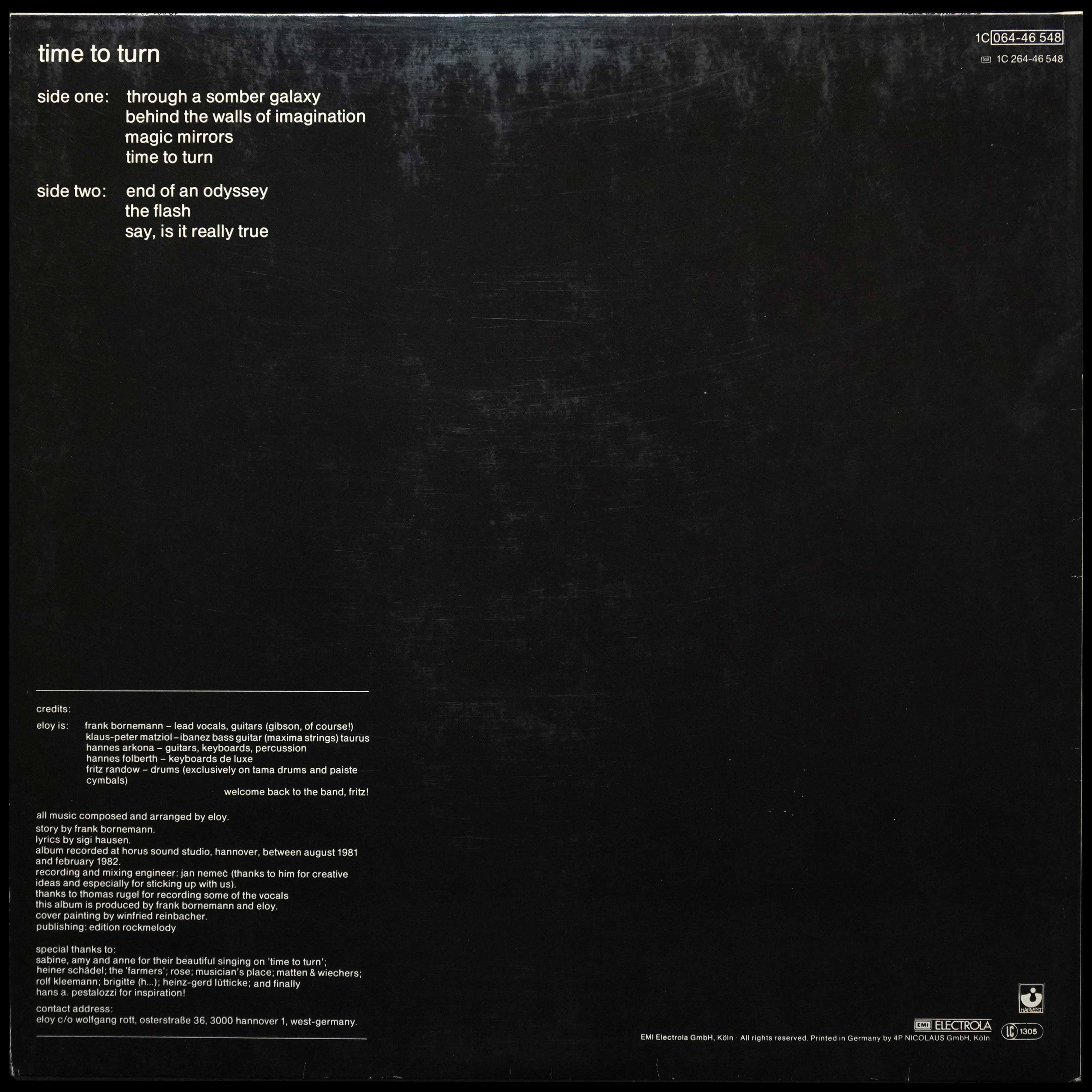 LP Eloy — Time To Turn фото 2