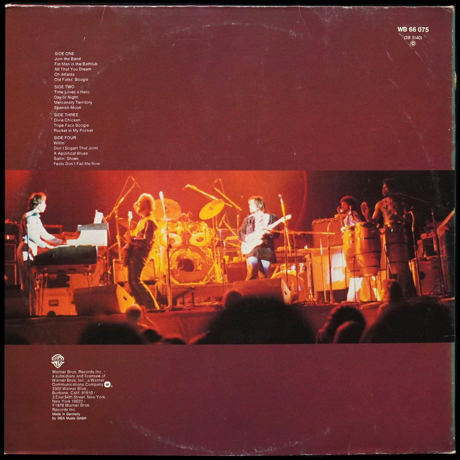 LP Little Feat — Waiting For Columbus (2LP) фото 2