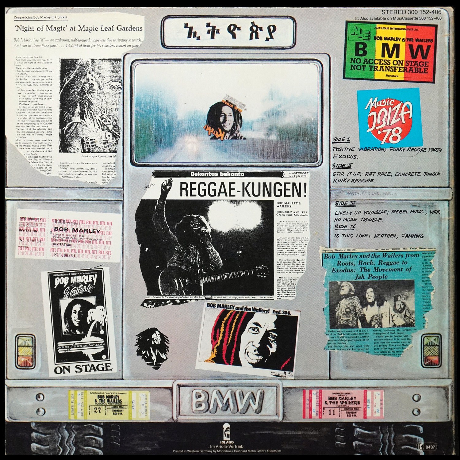 LP Bob Marley & The Wailers — Babylon By Bus (2LP) фото 2