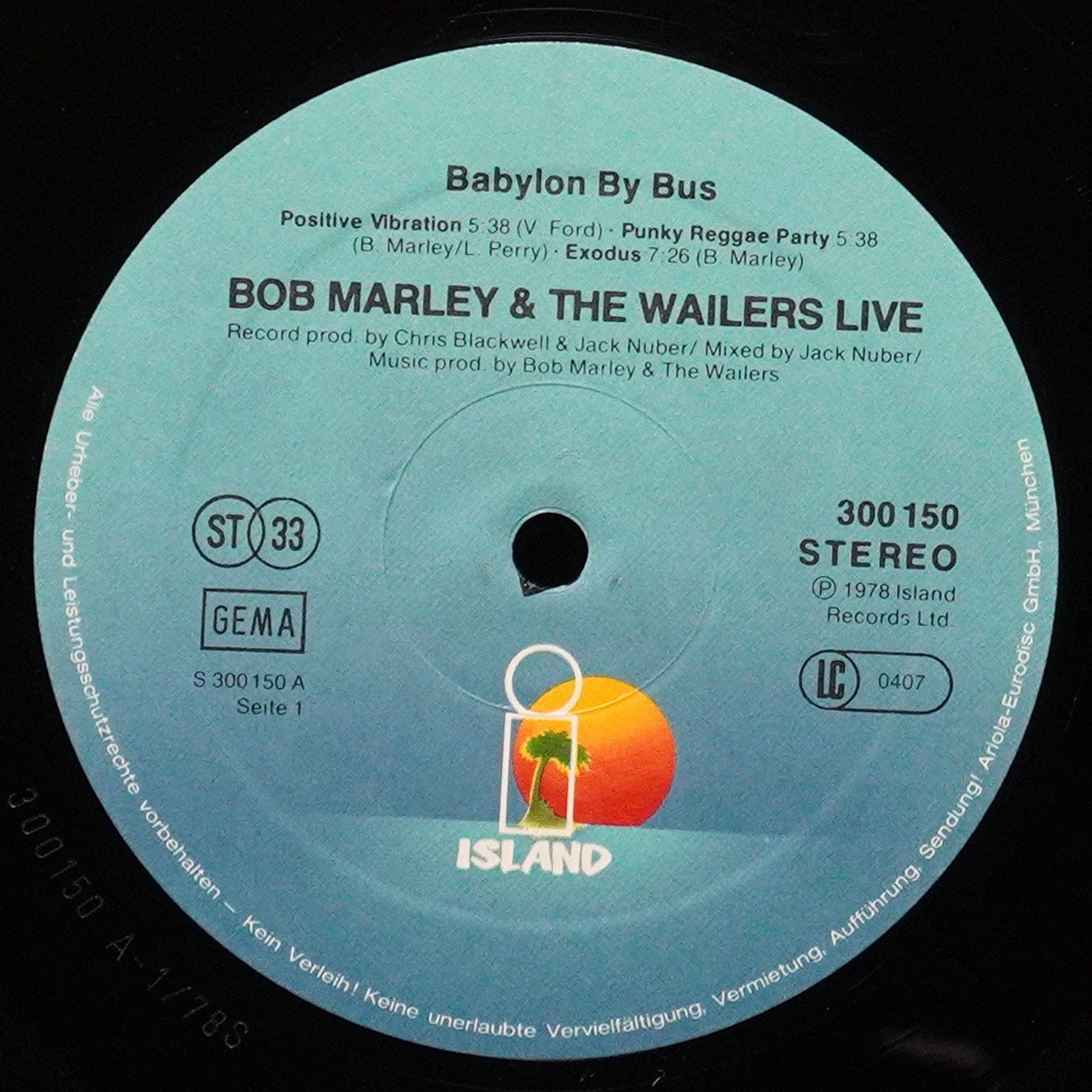 LP Bob Marley & The Wailers — Babylon By Bus (2LP) фото 3
