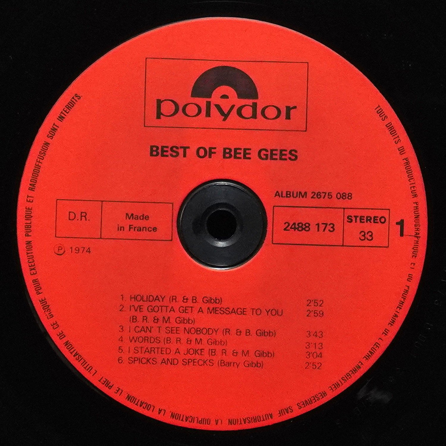 LP Bee Gees — Best Of Bee Gees (2LP) фото 3